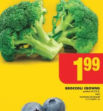 No Frills Broccoli crowns offer