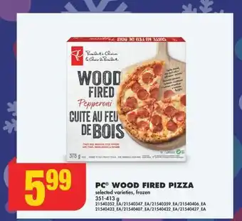 No Frills Pc wood fired pizza, 351-413 g offer
