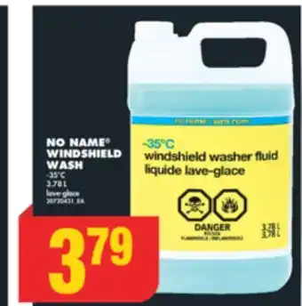 No Frills No name windshield wash -35°c, 3.78 l offer