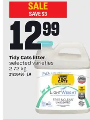 Loblaws Tidy cats litter, 2.72 kg offer
