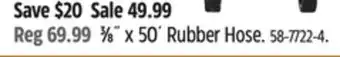 Canadian Tire Maximum 3⁄8 x 50 rubber hose offer