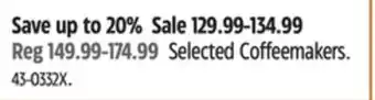 Canadian Tire Keurig selected coffeemakers offer