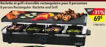 Sushi Shop 8 person rectangular raclette and grill offer