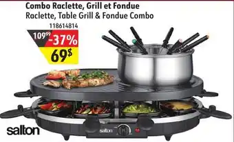 Sushi Shop Salton raclette, table grill & fondue combo offer