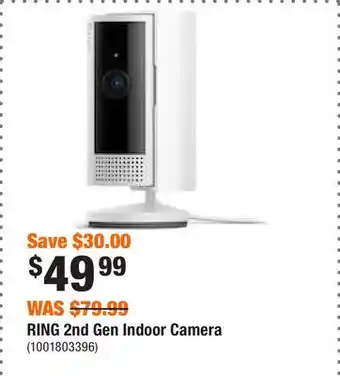 Home Depot Ring 2nd gen indoor camera offer
