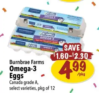 Farm Boy Burnbrae farms omega-3 eggs offer