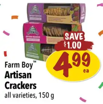 Farm Boy Farm boy artisan crackers offer