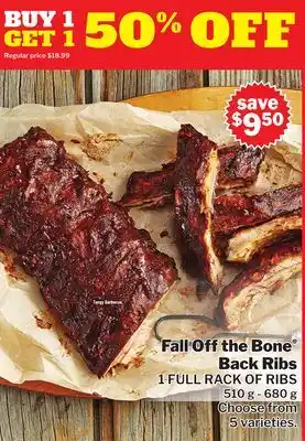 M & M Food Market Fall off the bone back ribs offer