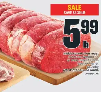Valu-mart Rôti d'intérieur de ronde offer