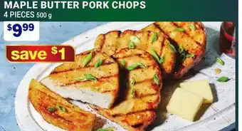 M & M Food Market Maple butter pork chops offer
