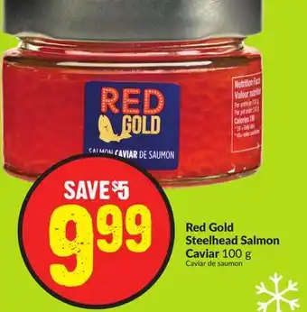 FreshCo Red gold steelhead salmon caviar 100 g offer