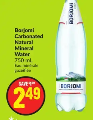 FreshCo Borjomi carbonated natural mineral water 750 ml offer