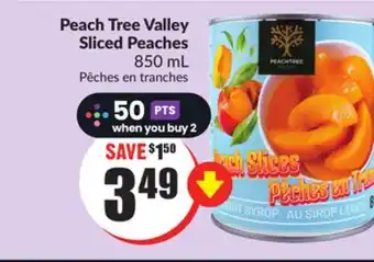 FreshCo Peach tree valley sliced peaches 850 ml offer