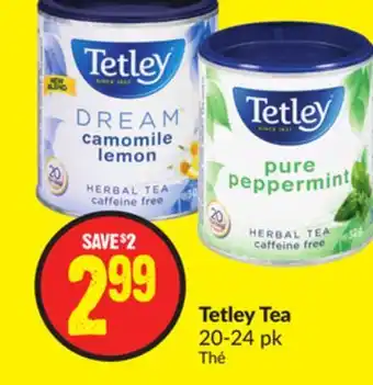 FreshCo Tetley tea 20-24 pk offer