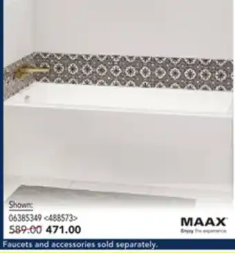 RONA Maax shower bath offer