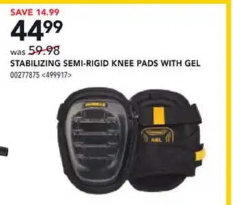 RONA Stabilizing semi-rigid knee pads with gel offer