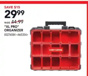 RONA Craftsman xl pro organizer offer
