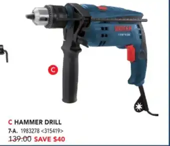 RONA Hammer drill offer
