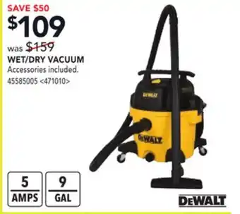 RONA Dewalt wet/dry vacuum offer
