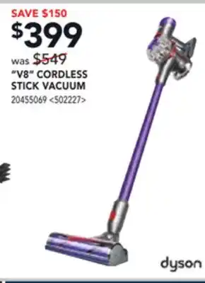 RONA Dyson v8 cordless stick vacuum offer