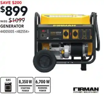 RONA Firman generator offer