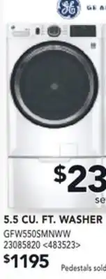 RONA 5.5 cu. ft. washer offer