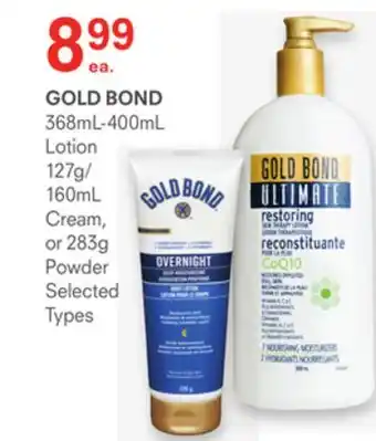 IDA Pharmacy Gold bond offer