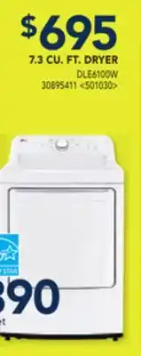 RONA Lg 7.3 cu. ft. dryer offer