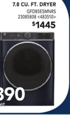 RONA Ge 7.8 cu. ft. dryer offer