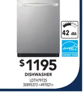 RONA Lg dishwasher offer