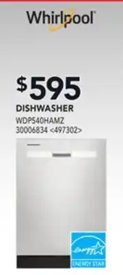 RONA Whirlpool dishwasher offer