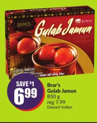 Chalo FreshCo Brar's gulab jamun 850 g offer