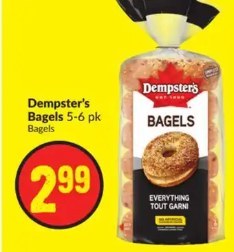 Chalo FreshCo Dempster's bagels 5-6 pk offer