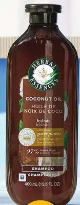 Walmart Herbal essences coconut oil hydrating shampoo with certified camellia oil and aloe vera offer