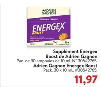 Walmart Adrien gagnon energex boost offer