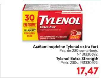 Walmart Tylenol extra strength offer