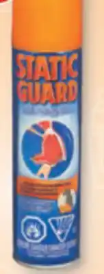 Familiprix Static guard instantly eliminates static cling offer