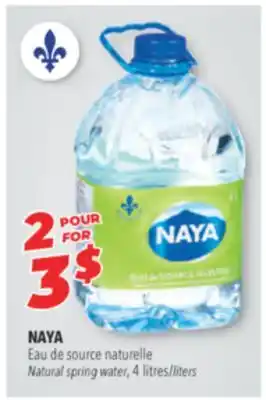 Familiprix Naya natural spring water offer