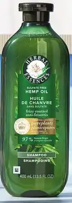 Walmart Herbal essences coconut oil hydrating shampoo with certified camellia oil and aloe vera or hemp oil frizz control shampoo offer