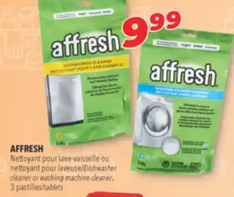 Familiprix Affresh dishwasher cleaner or washing machine cleaner, 3/tablets offer