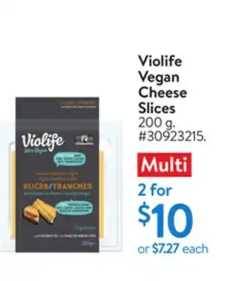 Walmart Violife vegan cheese slices offer