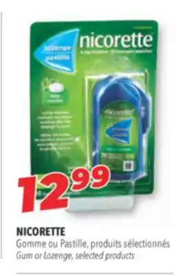 Familiprix Nicorette gum or lozenge, selected products offer