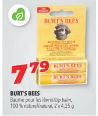 Familiprix Burt's bees lip balm, 100 % natural, 2 x 4,25 g offer