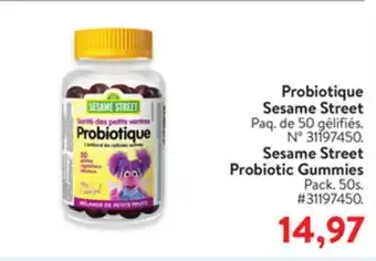 Walmart Sesame street probiotic gummies offer