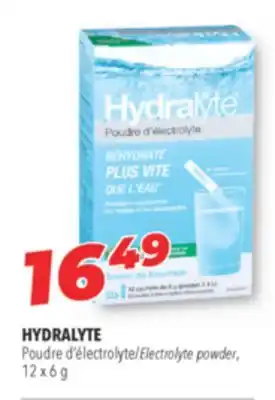 Familiprix Hydralyte electrolyte powder offer