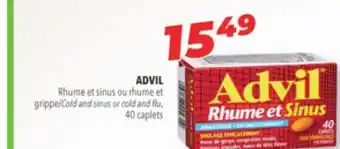 Familiprix Advil cold and sinus or cold and flu offer