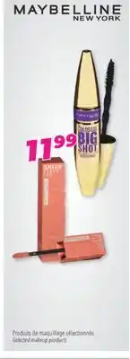 Familiprix Maybelline selected makeup products offer