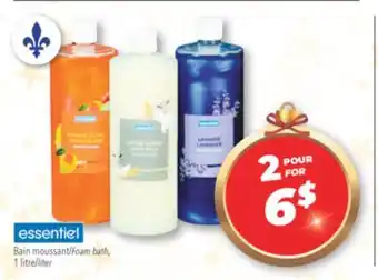 Familiprix Essentiel foam bath, 1 litre offer