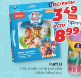 Familiprix Playtex selected baby products offer