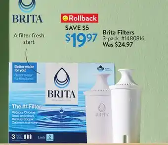 Walmart Brita filters offer